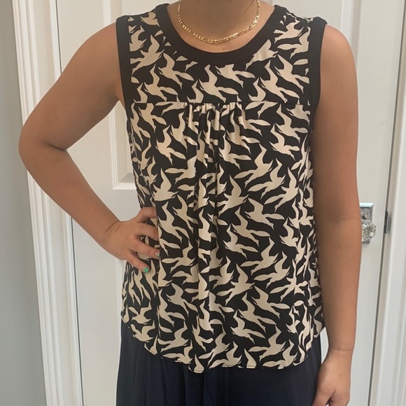 Rachel Roy Sleeveless Printed Blouse Small/Med. - Picture 1 of 11